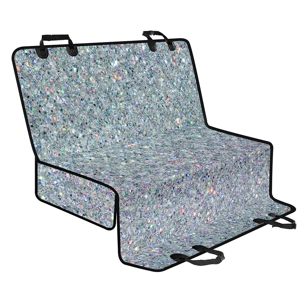 Diamond (NOT Real) Glitter Print Pet Car Back Seat Cover