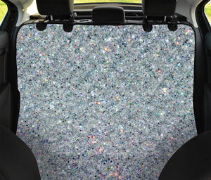 Diamond (NOT Real) Glitter Print Pet Car Back Seat Cover