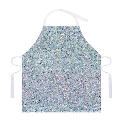 Diamond (NOT Real) Glitter Print Adjustable Apron