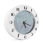 Diamond (NOT Real) Glitter Print Alarm Clock