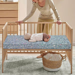 Diamond (NOT Real) Glitter Print Baby Crib Sheet
