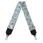 Diamond (NOT Real) Glitter Print Bag Strap