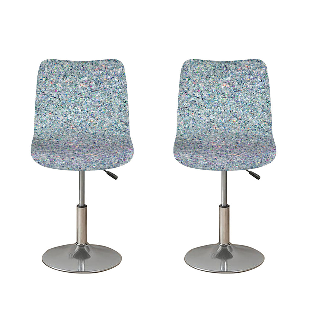 Diamond (NOT Real) Glitter Print Bar Stool Covers