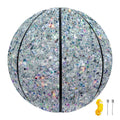Diamond (NOT Real) Glitter Print Basketball