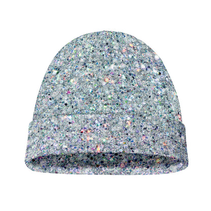 Diamond (NOT Real) Glitter Print Beanie