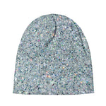 Diamond (NOT Real) Glitter Print Beanie