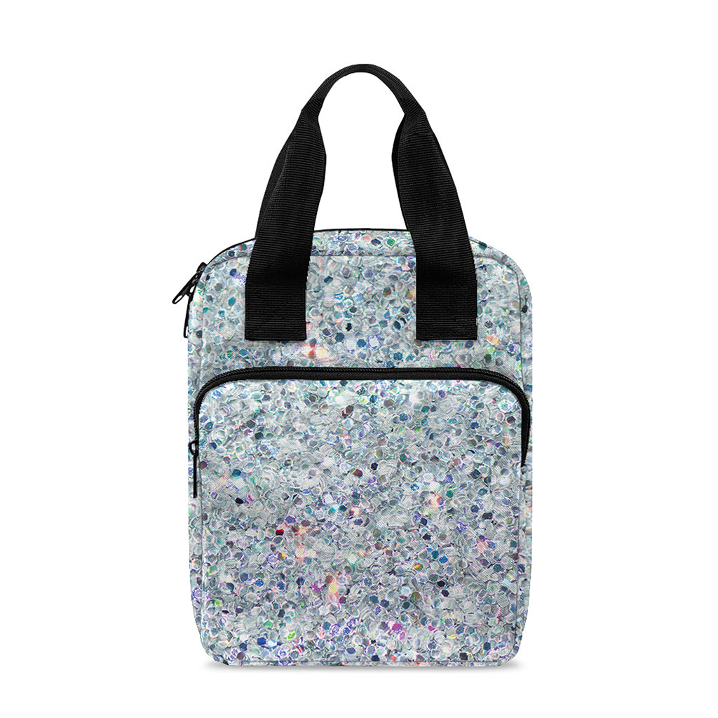 Diamond (NOT Real) Glitter Print Bible Tote Bag