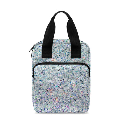 Diamond (NOT Real) Glitter Print Bible Tote Bag