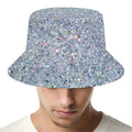 Diamond (NOT Real) Glitter Print Bucket Hat