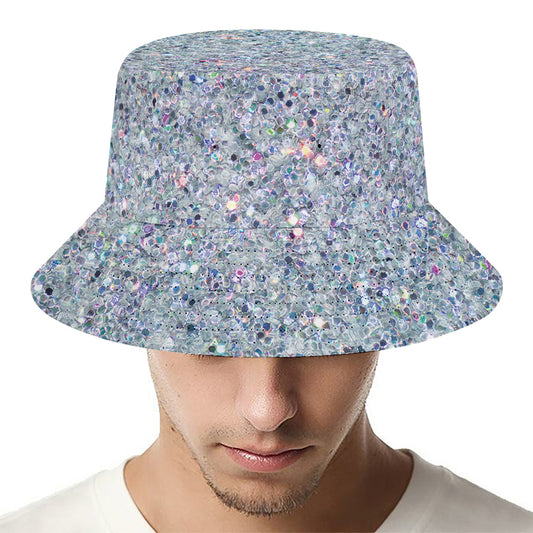 Diamond (NOT Real) Glitter Print Bucket Hat