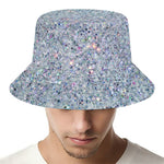 Diamond (NOT Real) Glitter Print Bucket Hat