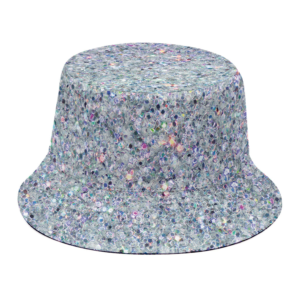 Diamond (NOT Real) Glitter Print Bucket Hat