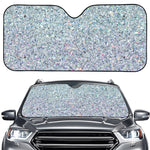 Diamond (NOT Real) Glitter Print Car Windshield Sun Shade