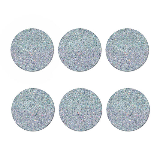 Diamond (NOT Real) Glitter Print Coaster Set