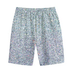 Diamond (NOT Real) Glitter Print Cotton Shorts