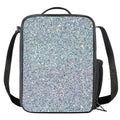 Diamond (NOT Real) Glitter Print Crossbody Lunch Bag