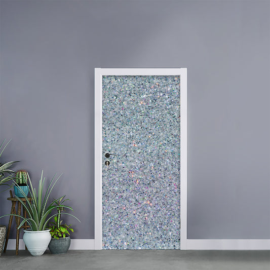 Diamond (NOT Real) Glitter Print Door Sticker