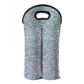 Diamond (NOT Real) Glitter Print Double Neoprene Wine Tote