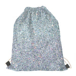 Diamond (NOT Real) Glitter Print Drawstring Bag