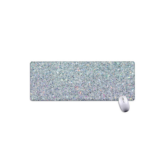 Diamond (NOT Real) Glitter Print Extended Mouse Pad