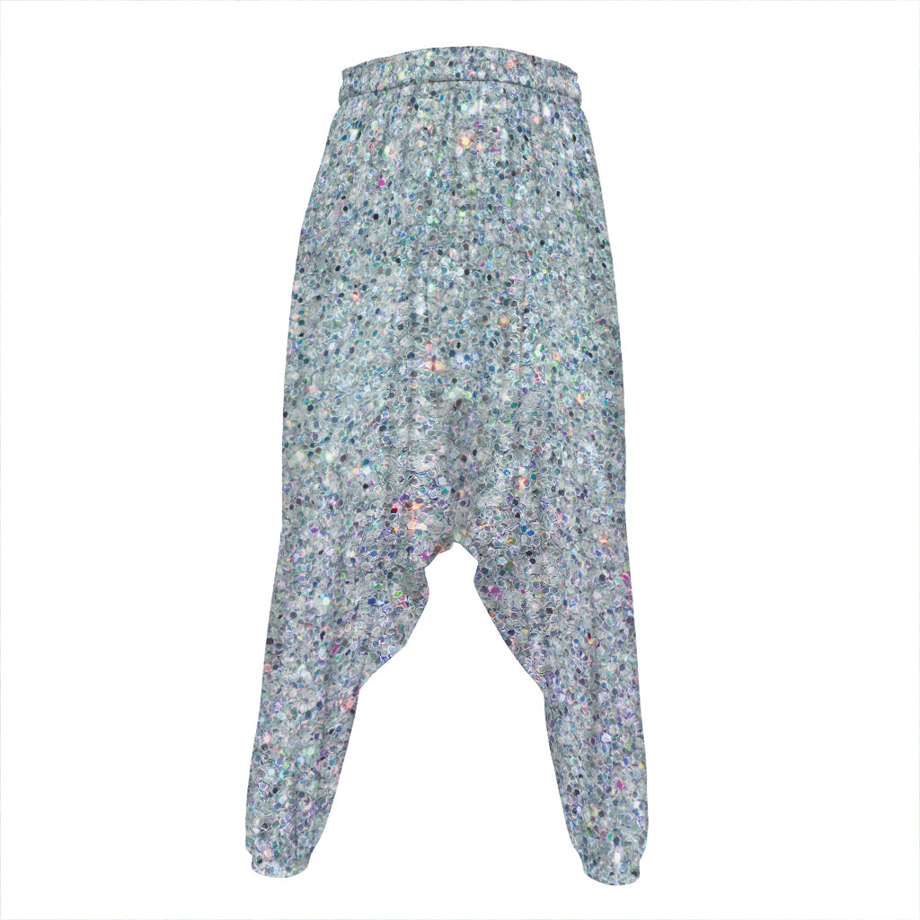 Diamond (NOT Real) Glitter Print Hammer Pants