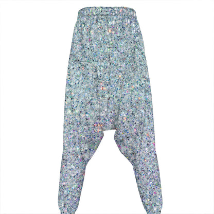 Diamond (NOT Real) Glitter Print Hammer Pants
