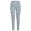 Diamond (NOT Real) Glitter Print High-Waisted Pocket Leggings