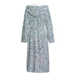 Diamond (NOT Real) Glitter Print Hooded Bathrobe
