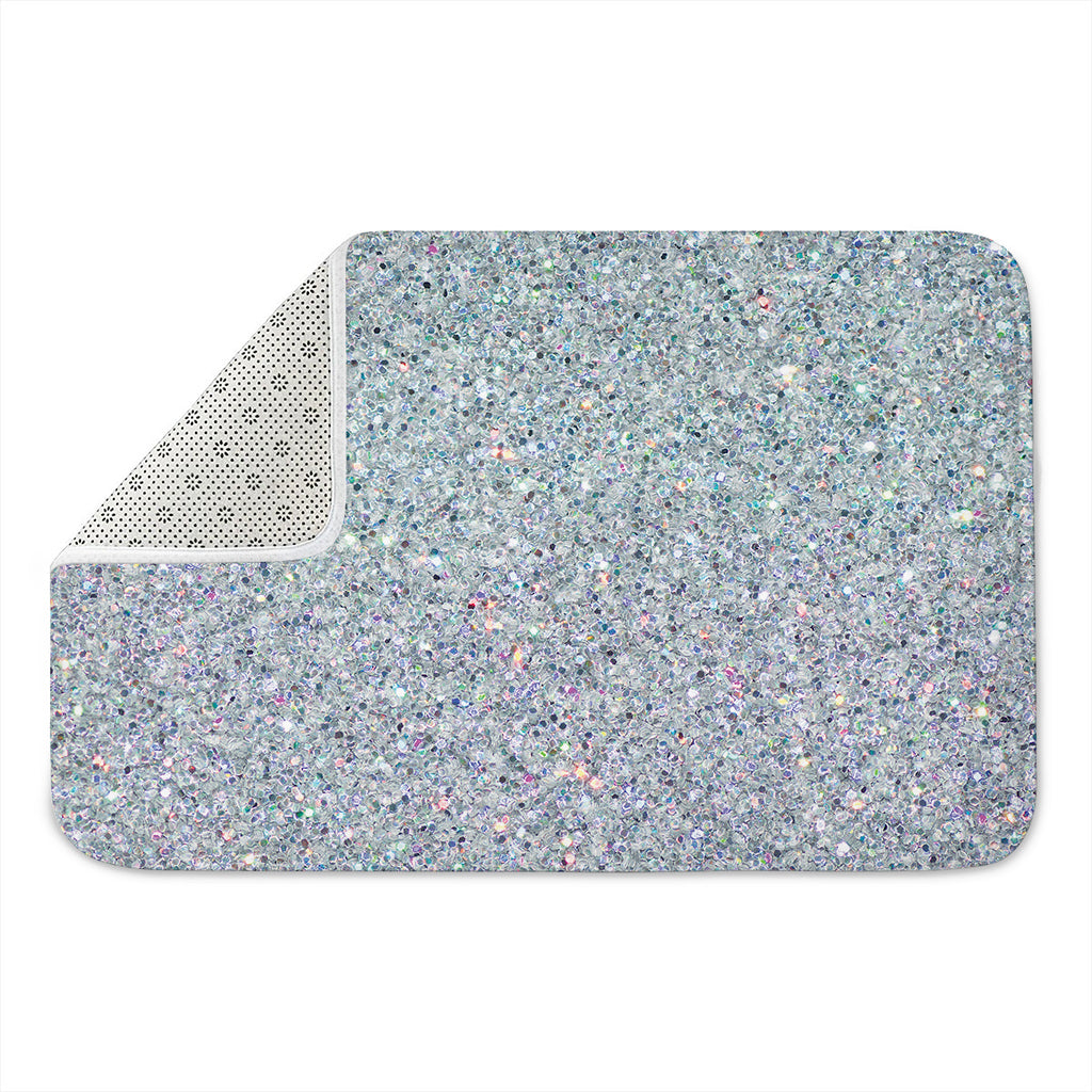 Diamond (NOT Real) Glitter Print Indoor Door Mat