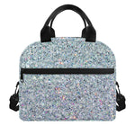 Diamond (NOT Real) Glitter Print Insulated Lunch Bag