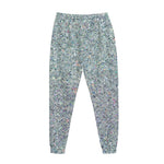 Diamond (NOT Real) Glitter Print Jogger Pants