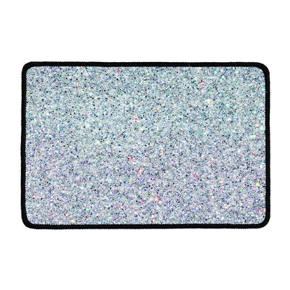 Diamond (NOT Real) Glitter Print Kitchen Mat