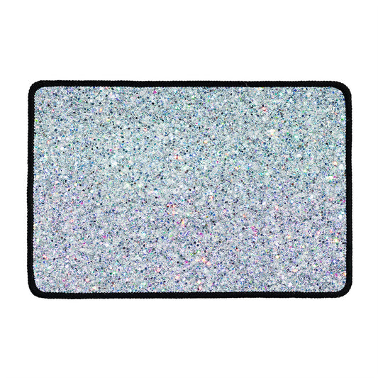 Diamond (NOT Real) Glitter Print Kitchen Mat