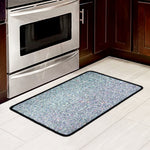 Diamond (NOT Real) Glitter Print Kitchen Mat