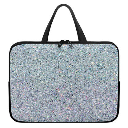 Diamond (NOT Real) Glitter Print Laptop Sleeve With Handle