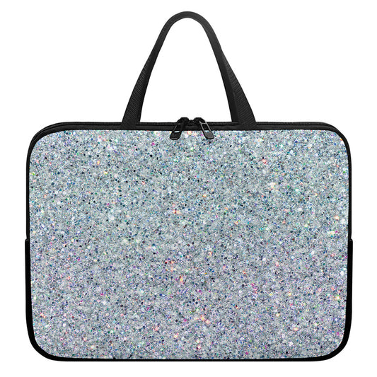 Diamond (NOT Real) Glitter Print Laptop Sleeve With Handle