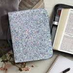 Diamond (NOT Real) Glitter Print Leather Bible Cover