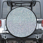 Diamond (NOT Real) Glitter Print Leather Spare Tire Cover