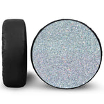 Diamond (NOT Real) Glitter Print Leather Spare Tire Cover