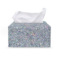 Diamond (NOT Real) Glitter Print Leather Tissue Box Cover