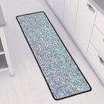 Diamond (NOT Real) Glitter Print Long Kitchen Mat