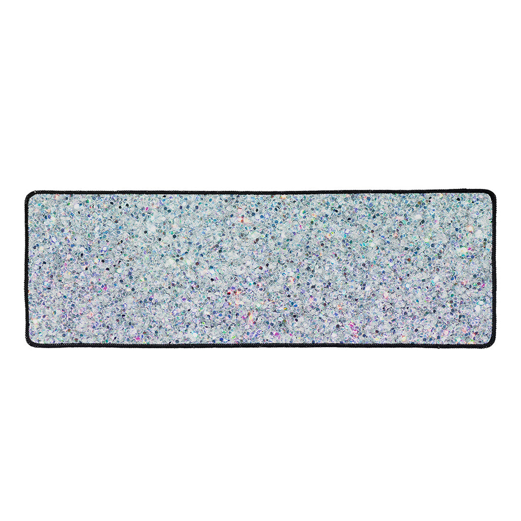 Diamond (NOT Real) Glitter Print Long Kitchen Mat