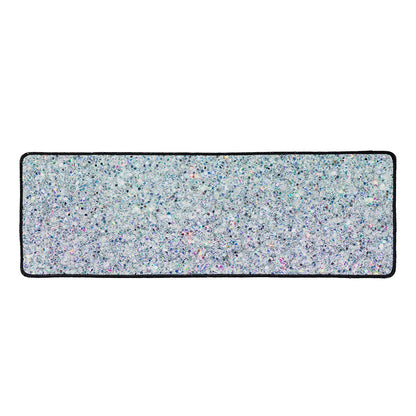 Diamond (NOT Real) Glitter Print Long Kitchen Mat