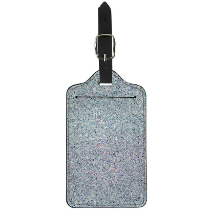 Diamond (NOT Real) Glitter Print Luggage Tag