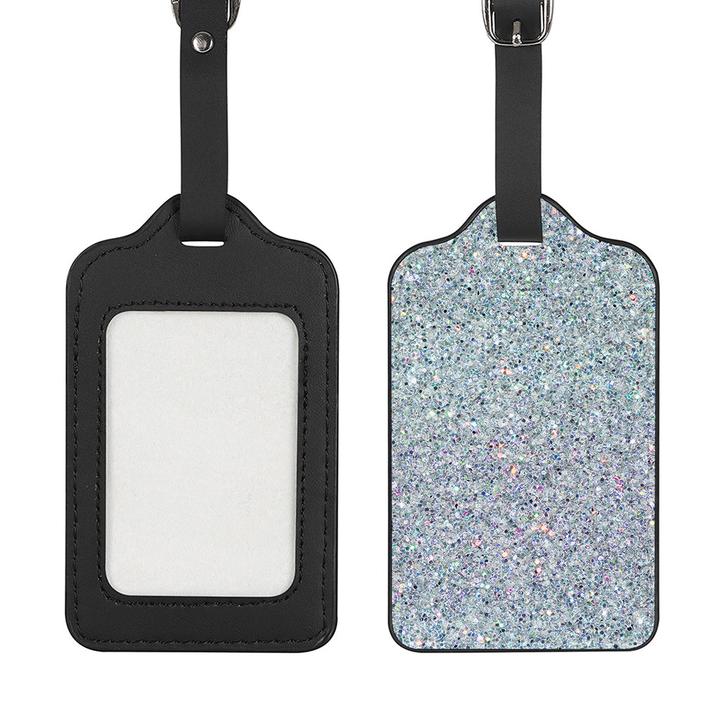 Diamond (NOT Real) Glitter Print Luggage Tag