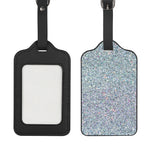 Diamond (NOT Real) Glitter Print Luggage Tag