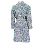 Diamond (NOT Real) Glitter Print Men's Bathrobe