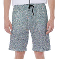 Diamond (NOT Real) Glitter Print Men's Beach Shorts