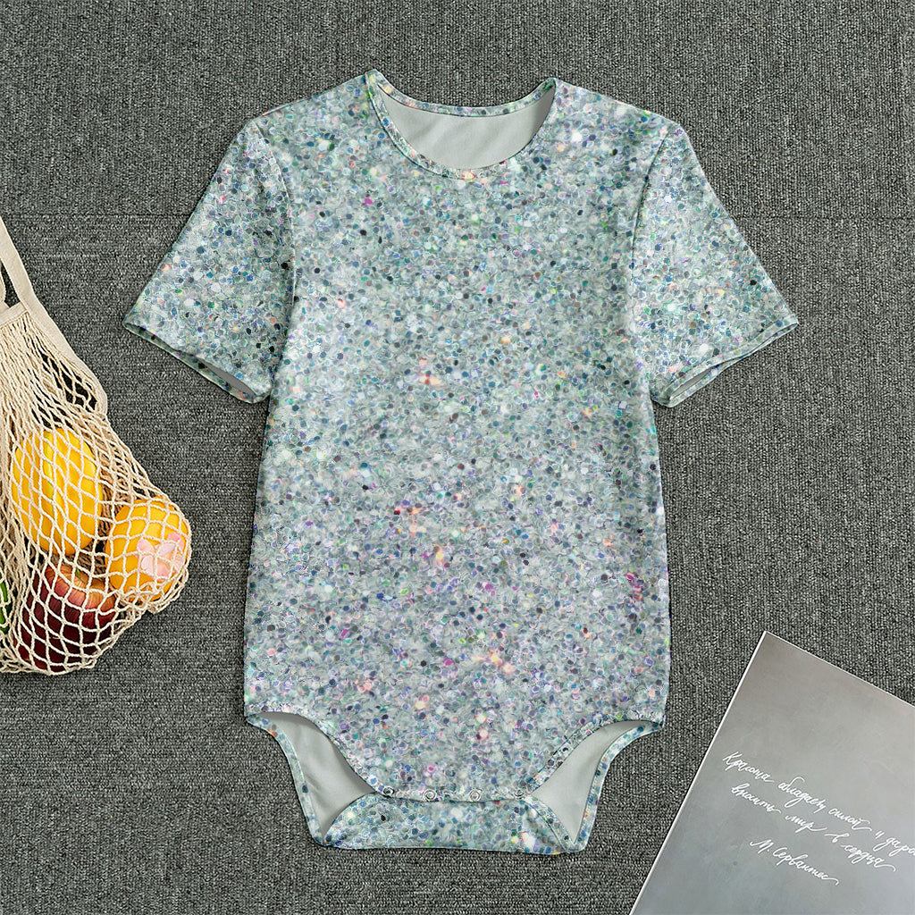 Diamond (NOT Real) Glitter Print Men's Bodysuit