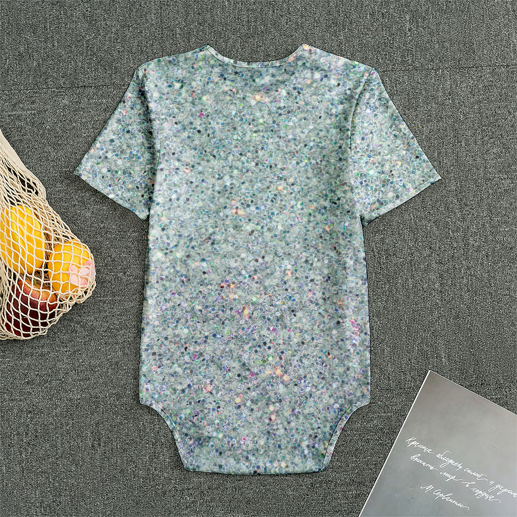 Diamond (NOT Real) Glitter Print Men's Bodysuit